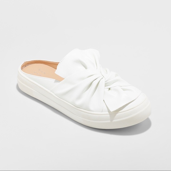 Shoes - Women's Monisha Sneakers Knot Slip On Mule -B6